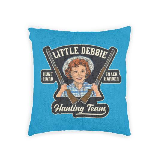 Discover Little Debbie Hunting Team custom Unisex Soft style Woven Pillows