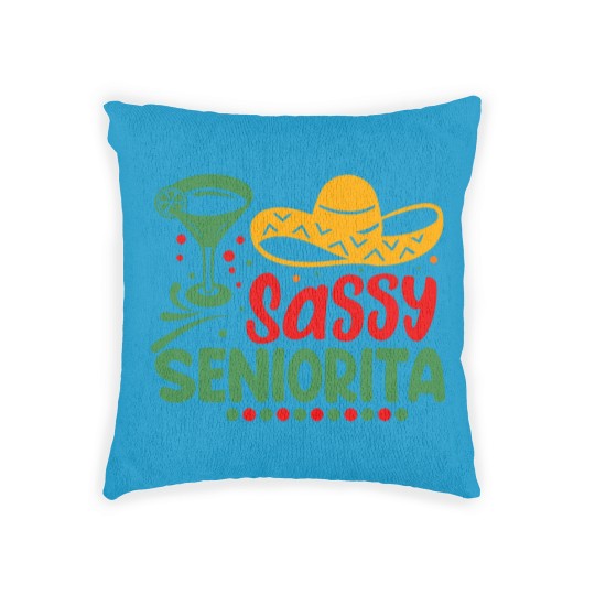 Discover Sassy Seniorita Sombrera Cinco De Mayo Margarita L Woven Pillows