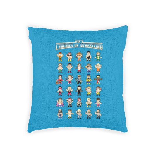 Discover Legends of Wrestling Retro Adults Woven Pillows