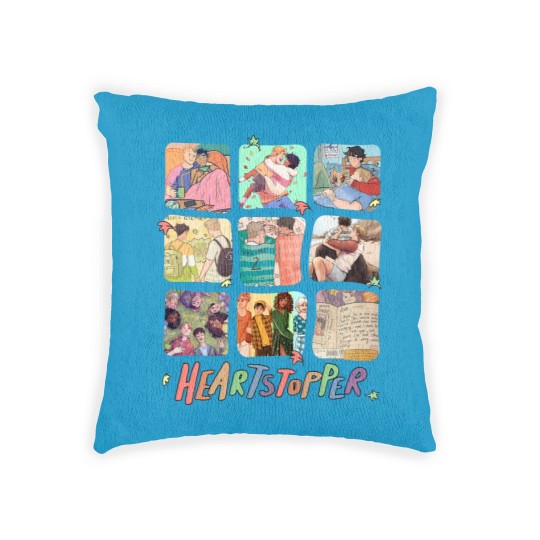 Discover Heartstopper Woven Pillows, Nick and Charlie Woven Pillows, Heartstopper Leaves LGBTQ Pride