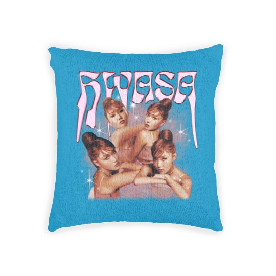 Discover Hwasa Retro Vintage Woven Pillows, Hwasa Mamamoo Woven Pillows
