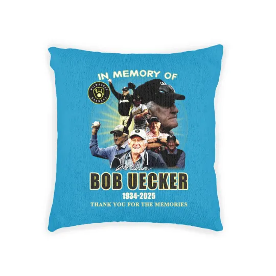 Discover In Memory Of Bob Uecker 1934-2025 Thank You - Bob Uecker - Woven Pillows