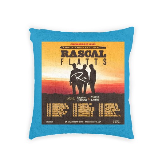 Discover Rascal Flatts Anniversary Life is a Highway Woven Pillows