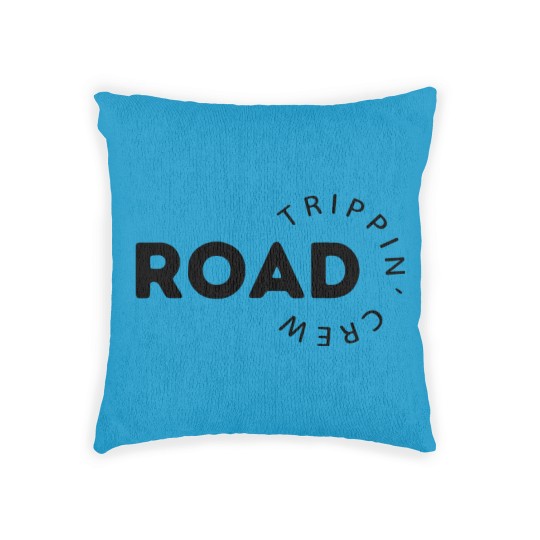 Discover Road Trippin Crew Woven Pillows, Family Vacation Woven Pillows, Vacation Woven Pillows