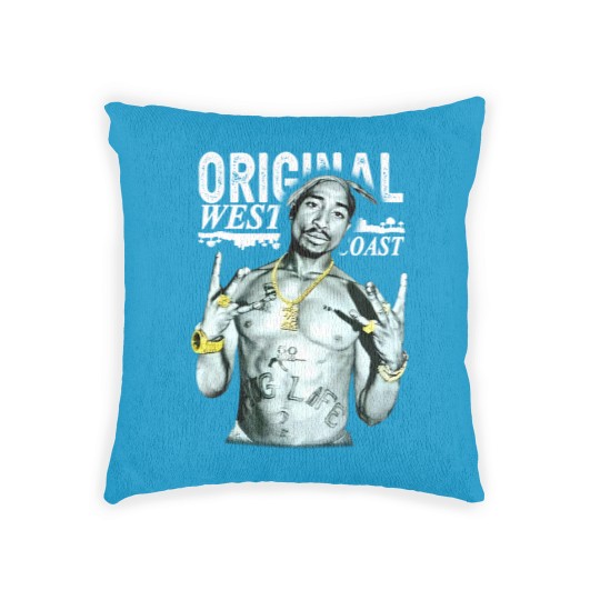 Discover Cool TuPac 90s Rap Woven Pillows, 2Pac Woven Pillows