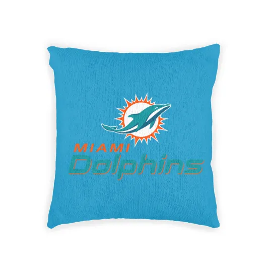 Discover Miami Dolphins Woven Pillows