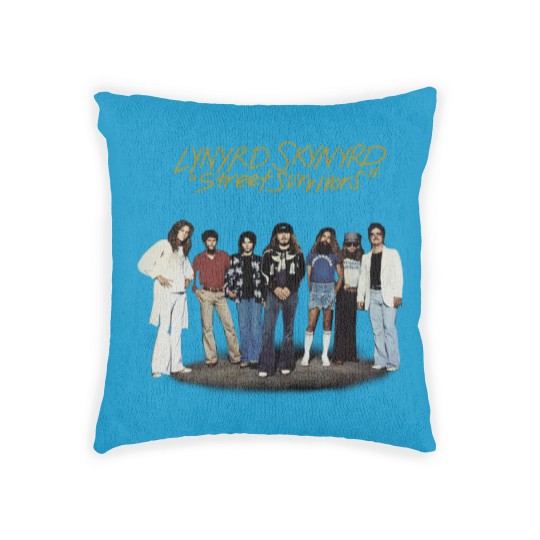 Discover Lynyrd Skynyrd Woven Pillows, Street Survivors Gary Rossington Collins Woven Pillows