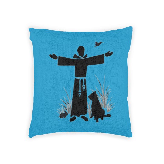 Discover Feast of St Francis of Assisi Woven Pillows
