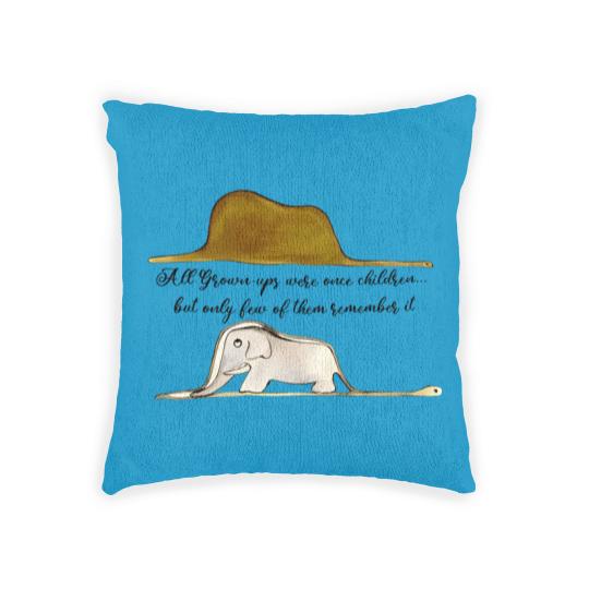 Discover Le Petit Prince Woven Pillows, Little Prince Woven Pillows, Boa Elephant or Hat Woven Pillows, Prince and Fox Woven Pillows