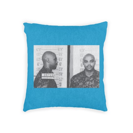 Discover Charles Barkley Mugshot Woven Pillows, Charles Barkley Woven Pillows