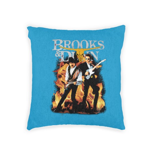 Discover Brooks And Dunn Woven Pillows, Vintage Country Concert Unisex Woven Pillows