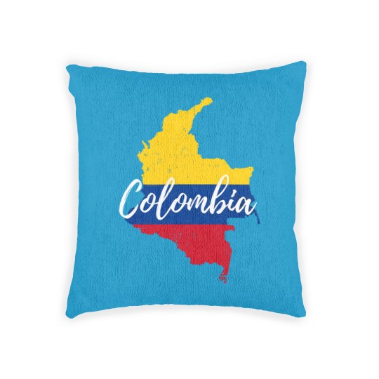 Discover Mapa de Colombia - Map of Colombia - Colombia - Woven Pillows
