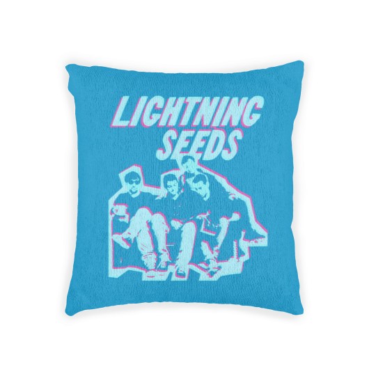 Discover Lightning Seeds Distressed Vintage Style 90s Classic Woven Pillows