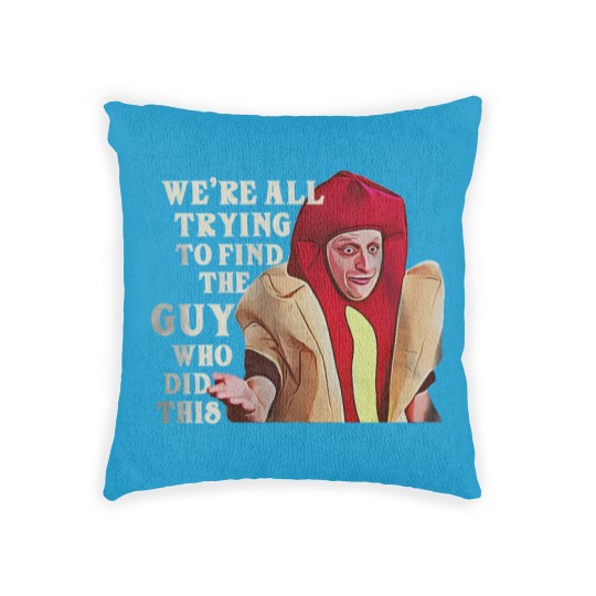 Discover I Think You Should Leave Tim Robinson Hot Dog Woven Pillows, ITYSL Hot Dog Suit Woven Pillows
