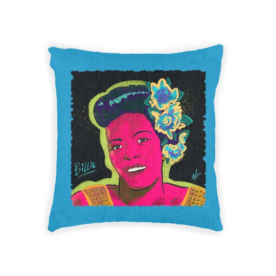 Discover Billie - Billie Holiday - Woven Pillows