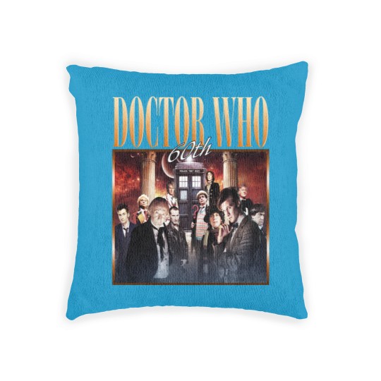 Discover Doctor Who 60th Anniversary 1963 ? 2023 Signature Thank You Woven Pillows, Trendy Woven Pillows