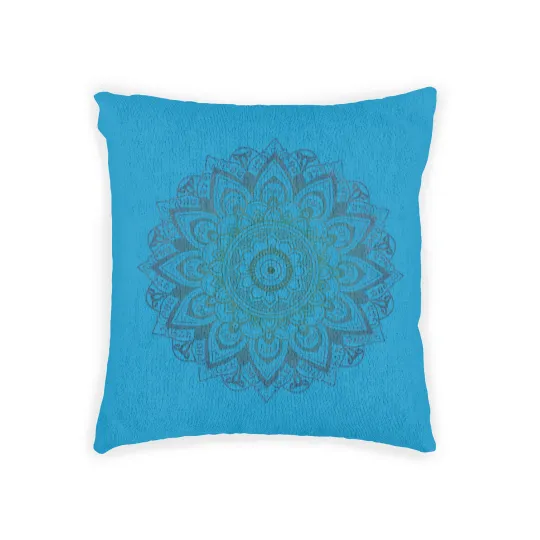 Discover Subtle Anti Trump Fascist FDT Mandala Political Woven Pillows