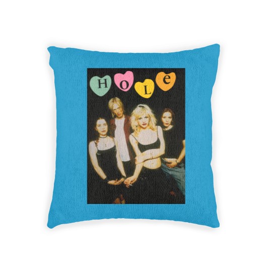 Discover Hole Band Woven Pillows, Hole Band Live Through This Woven Pillows, Hole Band Fans Gift