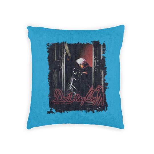 Discover Retro PS2 Devil May Cry - Vintage Y2K Video Game Woven Pillows