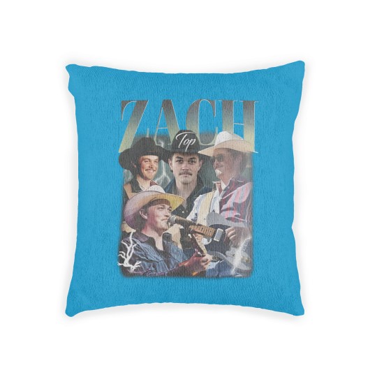 Discover Vintage Zach Top Country Music Festival 2025 Rap Woven Pillows, Singer Band king of country Woven Pillows