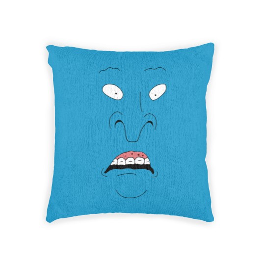 Discover Funny Beavis and Butthead Face - Beavis And Butthead - Woven Pillows