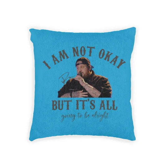 Discover I'm not okay- Jellyroll- Unisex Heavy Cotton Woven Pillows