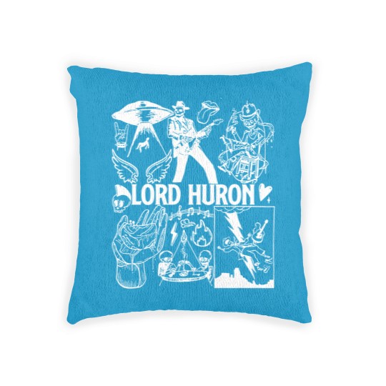 Discover Lord Huron Doodle Art Woven Pillows, Vintage Lord Huron Merch Woven Pillows