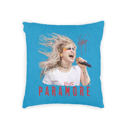Discover Paramore Hayley Williams Woven Pillows, Music Tour 2023, Paramore Merch Woven Pillows