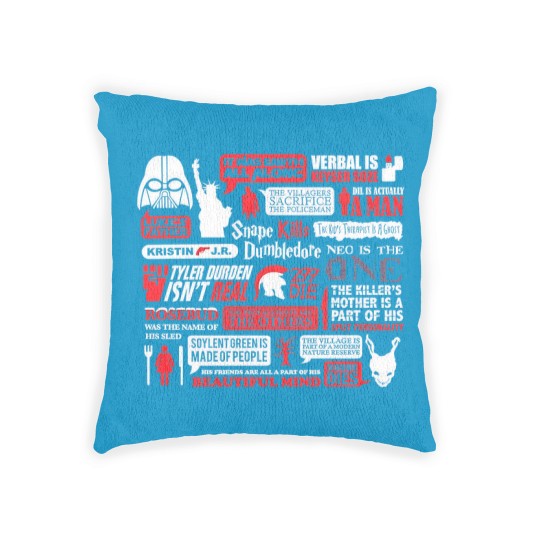 Discover Movie Spoilers Funny Woven Pillows, Men's Women's Sizes (wtb-094)