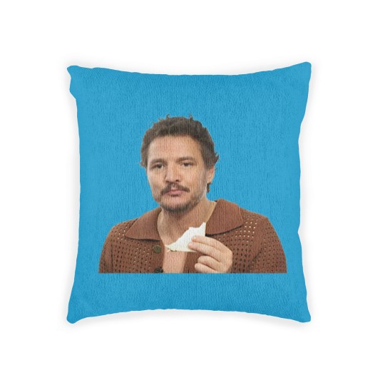 Discover Pedro Pascal Eating Sandwich Woven Pillows, Pedro Pascal  Woven Pillows