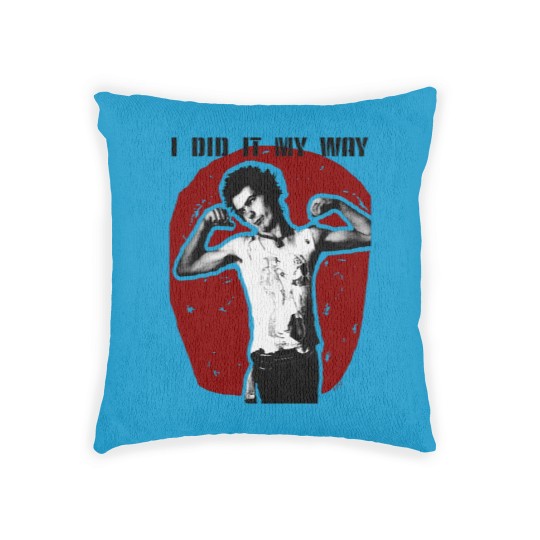 Discover Sid Vicious I Did It My Way Woven Pillows