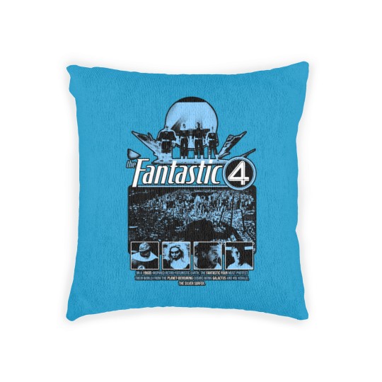 Discover Fantastic Four Woven Pillows Vintage Fantastic Four First Steps Woven Pillows