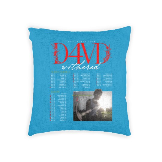 Discover D4VD Withered 2025 World Tour Dates Woven Pillows