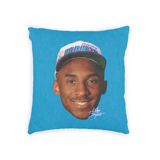 Discover Kobe Bryant Charlotte Hornets Draft Day Woven Pillows Woven Pillows