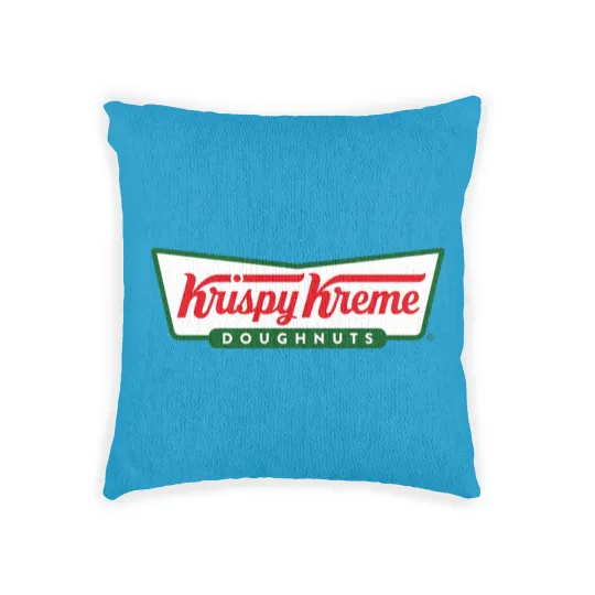 Discover krispy-kreme fast food Woven Pillows