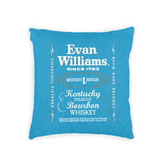 Discover Evan Williams Bourbon Whiskey Logo Woven Pillows