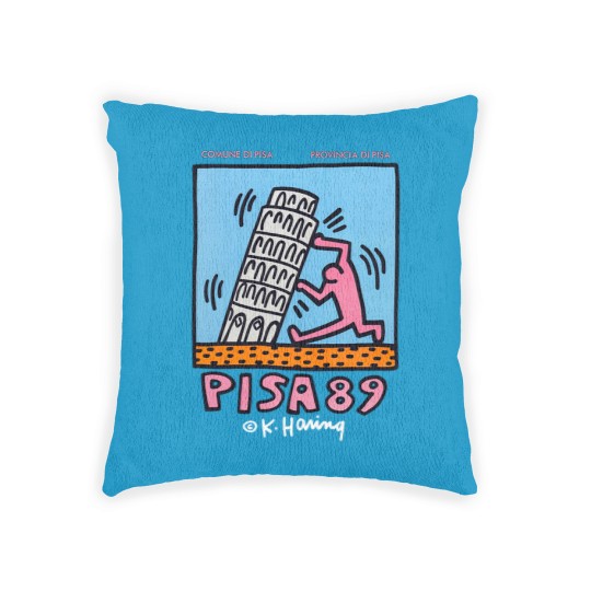 Discover Keith Haring Pisa 89 Woven Pillows