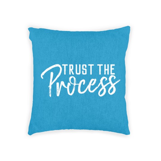 Discover Trust the Process Dark Woven Pillows