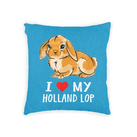 Discover I love my holland lop Woven Pillows Woven Pillows
