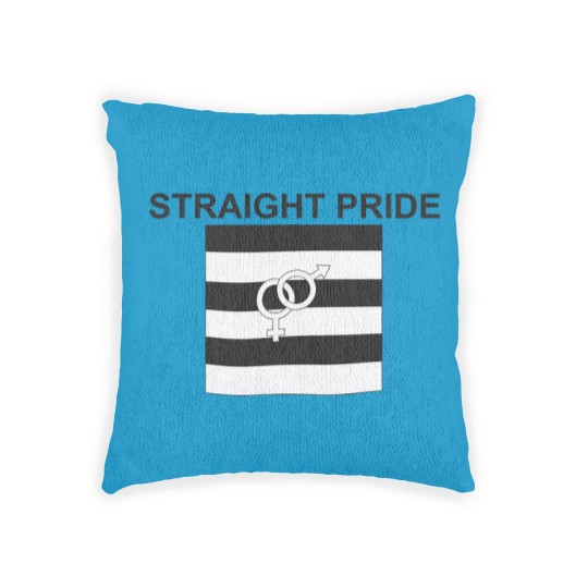 Discover Straight Pride Woven Pillows Gender Symbols Men & Woman