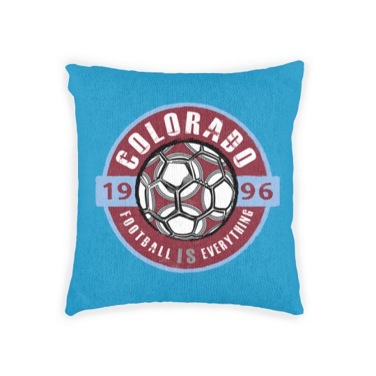 Discover Football Is Everything - Colorado Vintage - Colorado Rapids - Woven Pillows