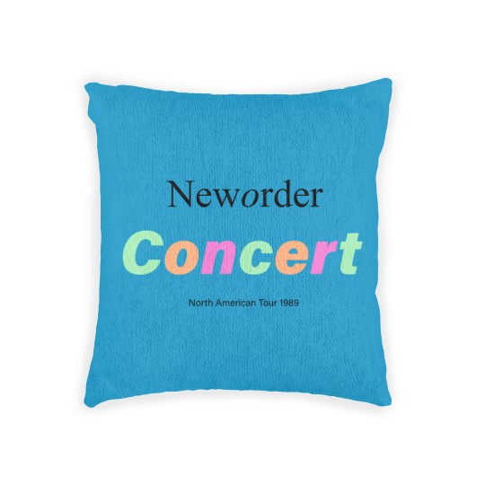 Discover vintage 1989 New Order Concert North American Tour Woven Pillows