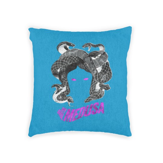 Discover My Girl Medusa Woven Pillows Medusa Snake Face Woven Pillows