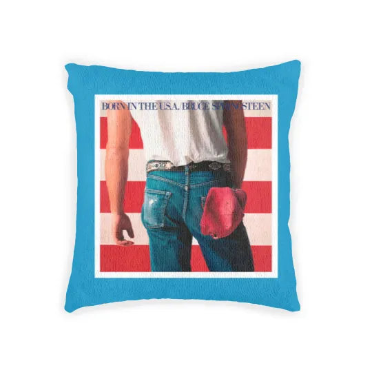 Discover Bruce Springsteen Woven Pillows - Born in the USA Woven Pillows