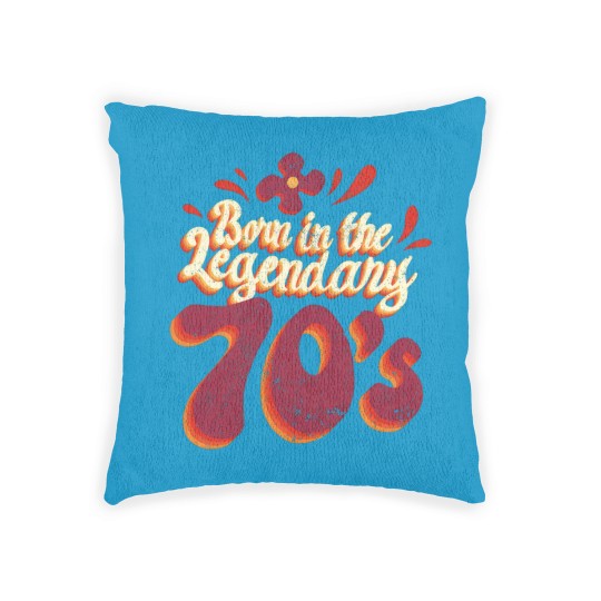 Discover Born in the legendary 70s - 70s - Woven Pillows