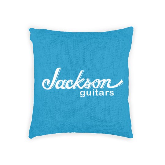 Discover Jackson Guitars logo Choose Your Size Original Des Woven Pillows