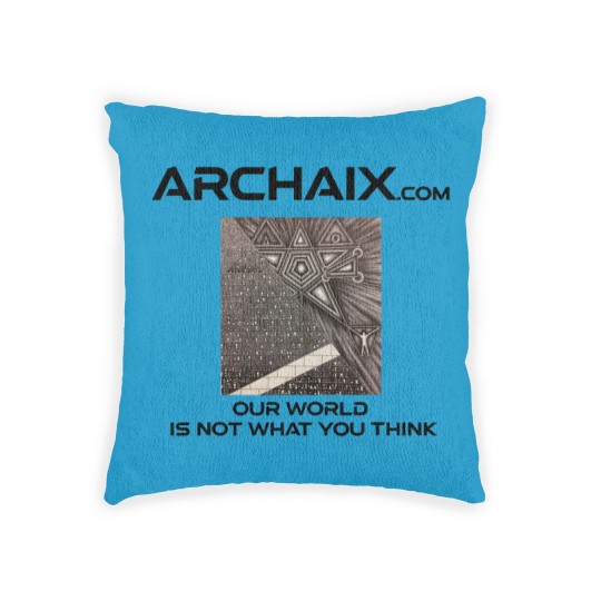Discover Archaix - Our World Is Not What You Think Woven Pillows