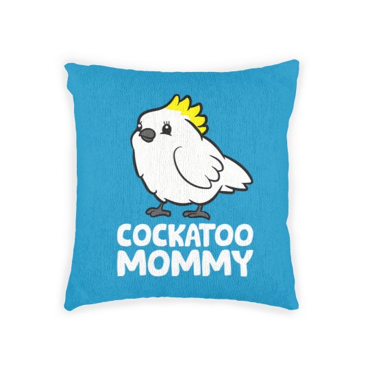 Discover Cockatoo Mommy Funny Cockatoo Woven Pillows