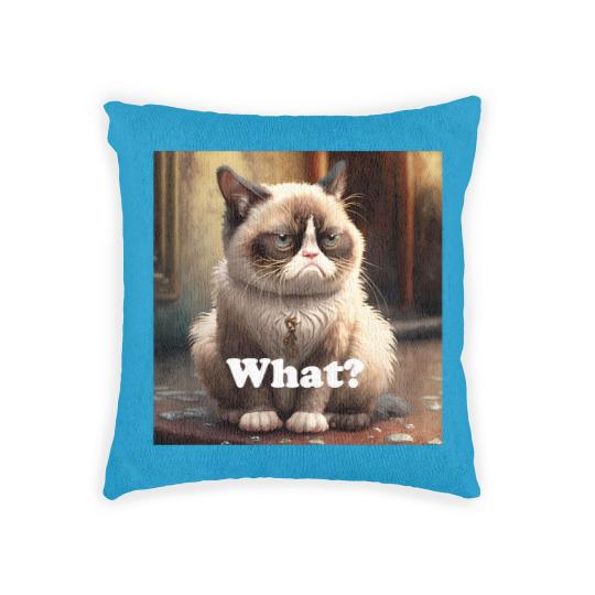 Discover Grumpy Cat Woven Pillows