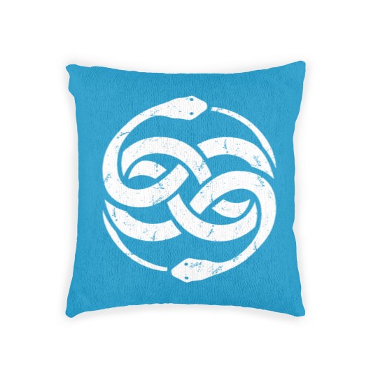 Discover The NeverEnding Story Snake Symbol - The Neverending Story - Woven Pillows